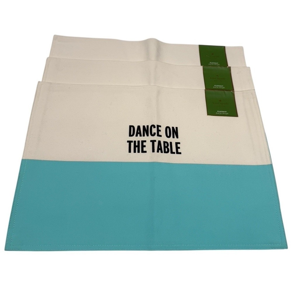 NWT Kate Spade New York Dance On The‎ Table Placemats Set of 3